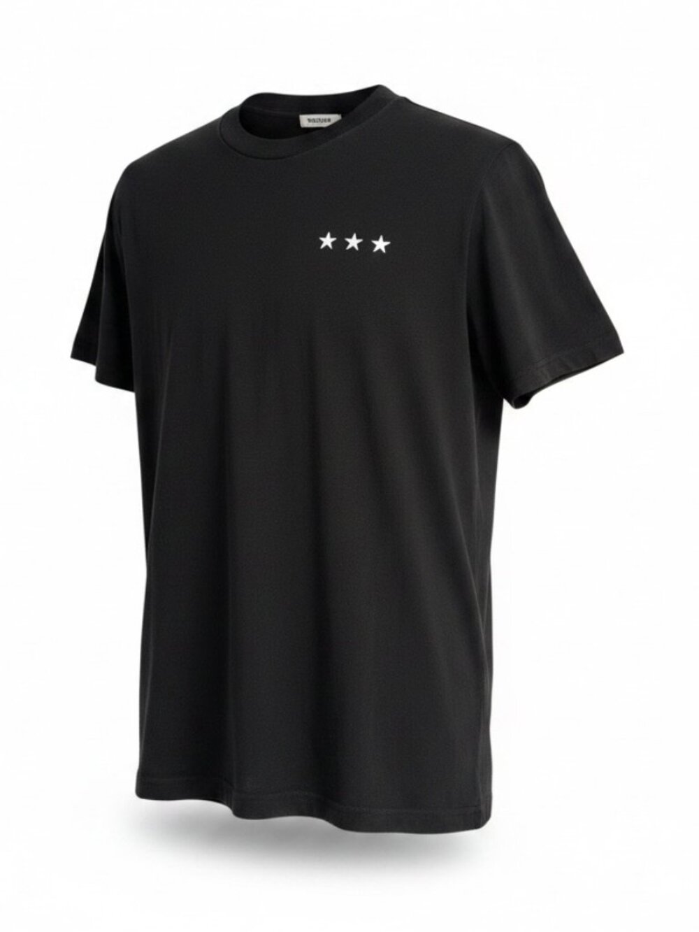 Juventus T Shirt XXL Black Made In Italy 3 Stars Back Logo Soccer Football Tee